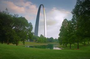 LANDMARKS ST. LOUIS GATEWAY ARCH Built at the site of St.