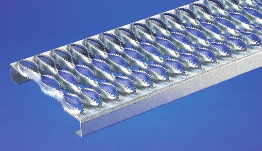 (MS) surface Non-skid (MG) surface Heavy Duty Grip Strut Safety Grating Heavy Duty Grip Strut grating features the same superior design and strength of standard