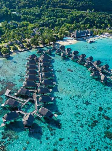 from $299 to $338 InterContinental Moorea Resort & Spa HHHH Nestled between mountains and a lagoon on a stunning French Polynesian island, InterContinental Resort & Spa Moorea is spread over large