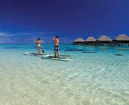 from $395 to $466 MOOREA ACCOMMODATION Hilton Moorea Lagoon Resort & Spa HHHHH Hilton Moorea Lagoon Resort & Spa is located in front of the lushest coral garden of the island with beautiful views of