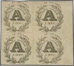 , together with a mint block of four for comparison. A most unusual variety. 615 var */** 150 ( 140) 330 Special Delivery Stamps - from the Dr.