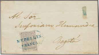 74 Colombia: from the Dr. Hugo Goeggel Collection 202 Corinphila Auction 18-19 November 2015 348 349 350 351 Scott 1862/63: 10 c.