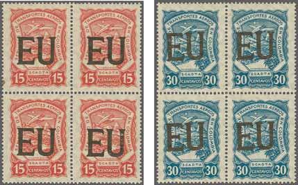 78 Colombia: from the Dr. Hugo Goeggel Collection 202 Corinphila Auction 18-19 November 2015 371M 371 Scadta - Consular Mail - from the Dr.