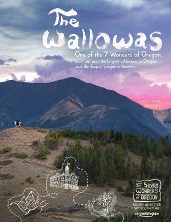 2017 18 TRAVEL OREGON OFFICIAL VISITOR GUIDE Travel Oregon s winter and spring advertising campaigns helped to deliver: 208 million impressions across targeted TV, cinema, digital and social media