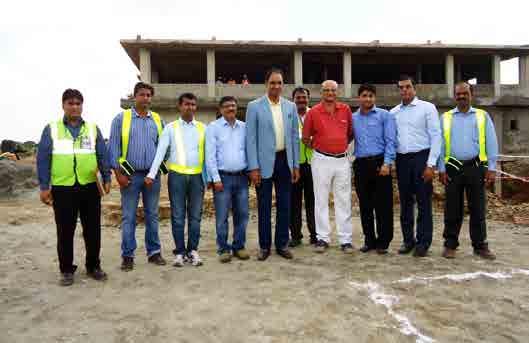 Vice Chairman, visits the Deoli-Kota project site Our Vice Chairman Mr.
