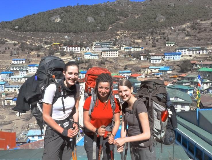 Once off the airplane at Lukla, the classic Everest Base Camp trekking begins and goes through Choplung, Monju and Namche Bazar the famous market town of the Khumbu region.