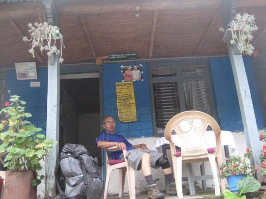 Me looking for a path to Ghandruk (June Day 22, 62012) (June 22, 2012) Me resting in Kimrong Guest House, Kimrong