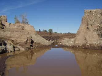 Cracks Williscraft Dam Arizona September