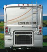DUAL AIR CONDITIONING UNITS Expedition has maximum cooling capabilities and plenty of storage because its A/C units are mounted on the roof and not in the basement.