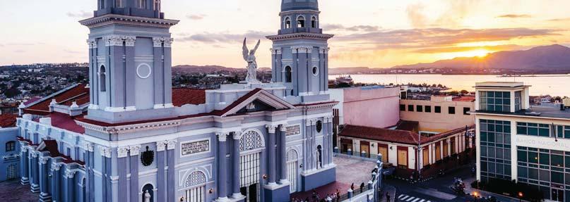 W N S E PROGRAM HIGHLIGHTS Open the door to Cuba s soul as you explore Havana s lively lifestyle, take in Cienfuegos nineteenth-century urban planning, and discover Santiago de Cuba s deeply