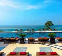 Centara Grand Mirage Beach Resort Pattaya A Lost World in the city by the sea Five-star resort designed with an exciting Lost World theme An expansive sandy beach offering a choice of water sport