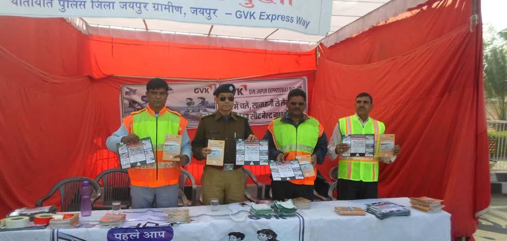 The event was inaugurated by Mr Mahmood Khan - Deputy Superintendent of Traffic Police, Rajasthan in the presence of GVK