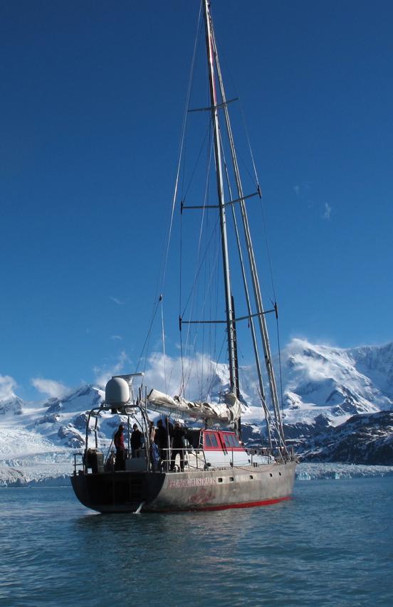 EXPEDITION LEADERS The 2018 expedition, like four previous ventures, will be led by me and the owner of the Pelagic fleet, Skip Novak, who has been sailing to remote mountains in and around