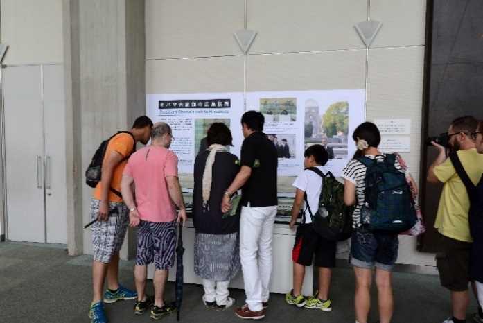 Many international visitors became interested in Hiroshima, and it is an impetus for international visitors to come the Chugoku region in the future.