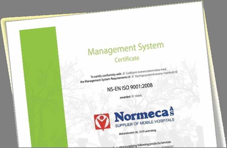 NormecaAS NormecaA/S(www.normeca.no)wasestablishedin1983andisaNorwegiancompany.