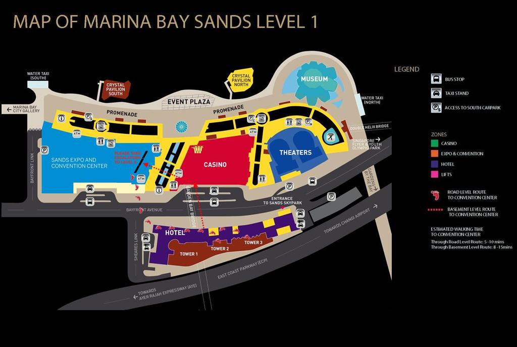 Venue Information Address Marina Bay Sands, Sands Expo and Convention
