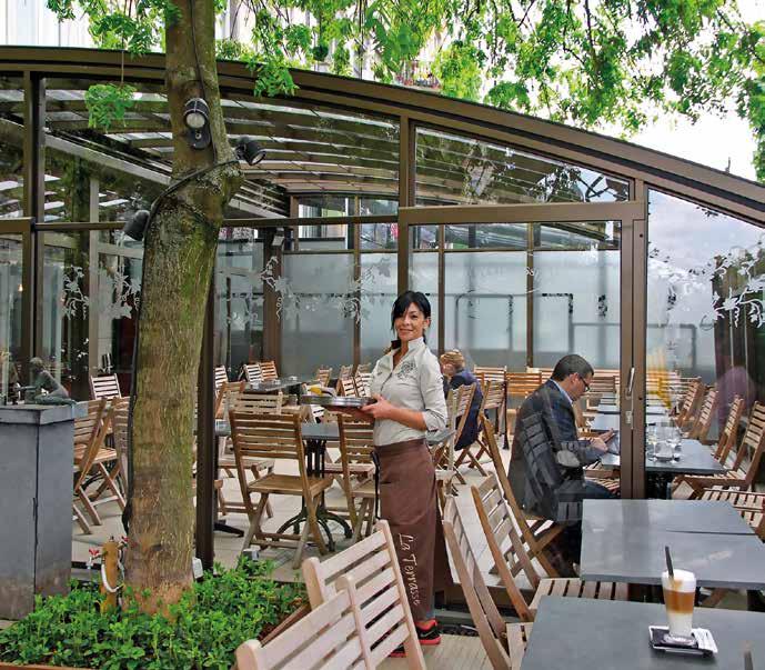 PATIO ENCLOSURE BRATISLAVA HORECA MAXIMIZE YOUR REVENUE Do you have a pub, restaurant or coffee shop with an outdoor area that only gets used by customers during the summer or never gets used at all?