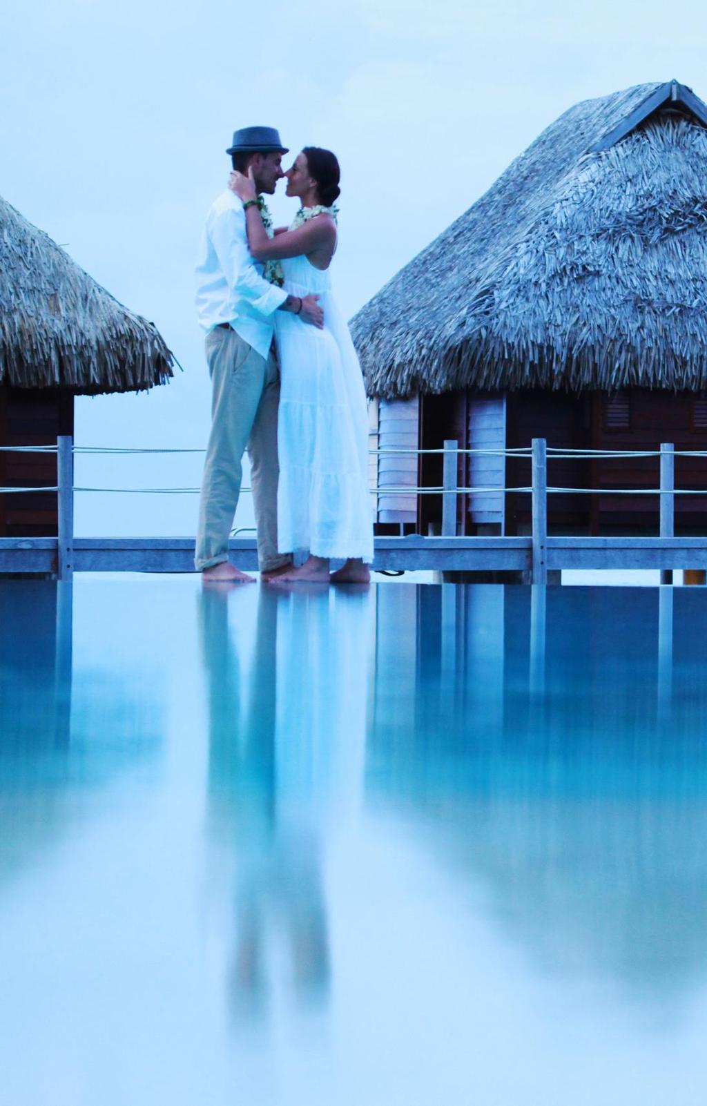 WEDDINGS & HONEYMOONS Between the dramatic lush green mountains and the turquoise blue lagoon, lies Manava Beach Resort & Spa-Moorea: the perfect spot to say "I do".