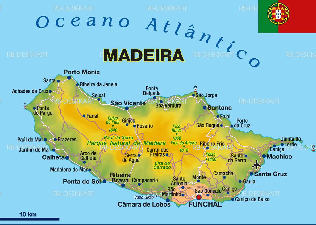 1 HUMBER RETIREES & FRIENDS Visit MADEIRA PORTUGAL JUNE 10-19, 2018 The beautiful islands of Madeira and Porto Santo lie just