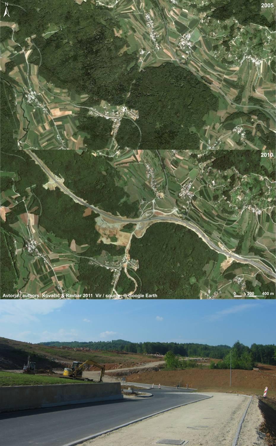 Examples from Slovene karst Mirna Peč Motorway construction