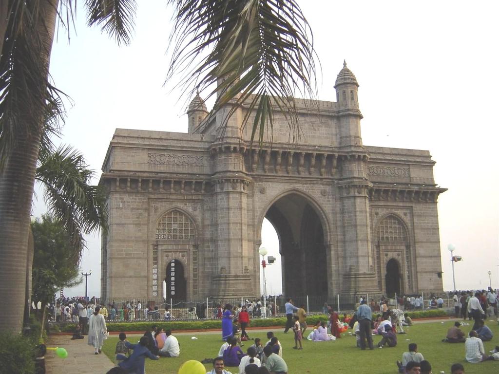Your tour starts from the Gateway of India, which is a major landmark of Bombay, and was before the advent of air travel, the only gateway to India.