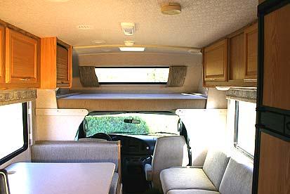 Vehicle for 2-4 persons, sleeps 2-4 persons, 21ft.