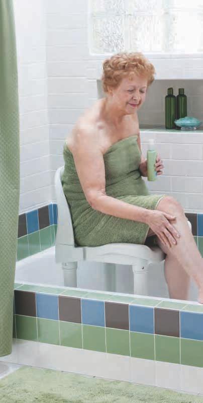 TOOL-FREE SHOWER CHAIR DN7064 Easy tool