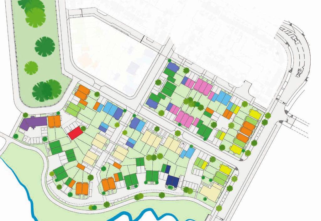LYDE GREEN DEVELOPMENT LAYOUT BLUEBELL WAY Development by others Syston 2 Bedroom Apartments Newton 2 Bedroom Home CHERRY BANKS Future Residential Development 2 Aylsham 2 Bedroom Coach House Barwick