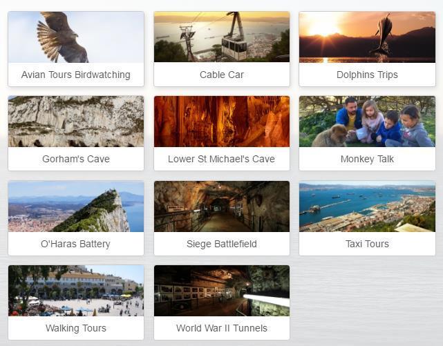 Organised Tours of Gibraltar There is a selection of tour operators in Gibraltar that can offer a variety of activities around the Rock, in