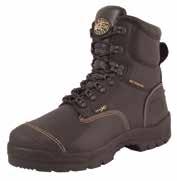 MINING 65691 65690 Oliver All Terrain 65690 and 65691 Chemical- and liquid-resistant leather NATUREform steel toe cap has a wider profile and latex cushion liner to ensure toes are comfortable and
