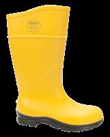 PVC SAFETY FOOTWEAR Safety Footwear 18835 18821 Servus CT Comfort Technology Seamless, PVC injection-molded footwear is 100% waterproof to ensure workers feet stay dry and comfortable Scalloped