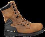 CORE WORK BOOTS Men s 6-Inch Bison Brown Waterproof Work Boot Steel Toe - CMW6220 Non-Safety - CMW6120 Bison brown oil tanned leather.
