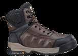 FORCE WORK BOOTS Men s 6-Inch Dark Brown Waterproof Work Boot Brown leather and 3D forming Ariaprene. Cement constructed with Carhartt rubber outsole.
