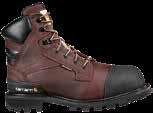 TRADITIONAL WELT PUNCTURE RESISTANT WORK BOOTS Men s 6-Inch Brown Waterproof Insulated CSA Boot Pebbled brown oil tanned leather. Goodyear welt construction with Carhartt rubber outsole.