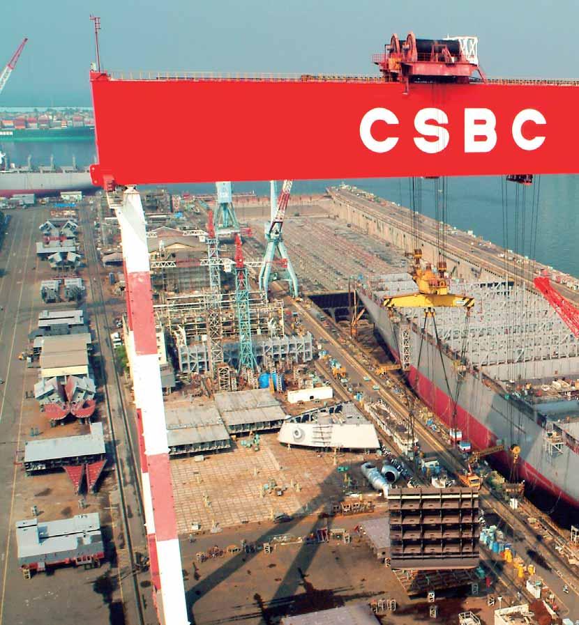 CORPORATE SOCIAL RESPONSIBILITY CSBC conducts business in a vast range of fields including ship building and repair, land based machinery, and offshore engineering etc.