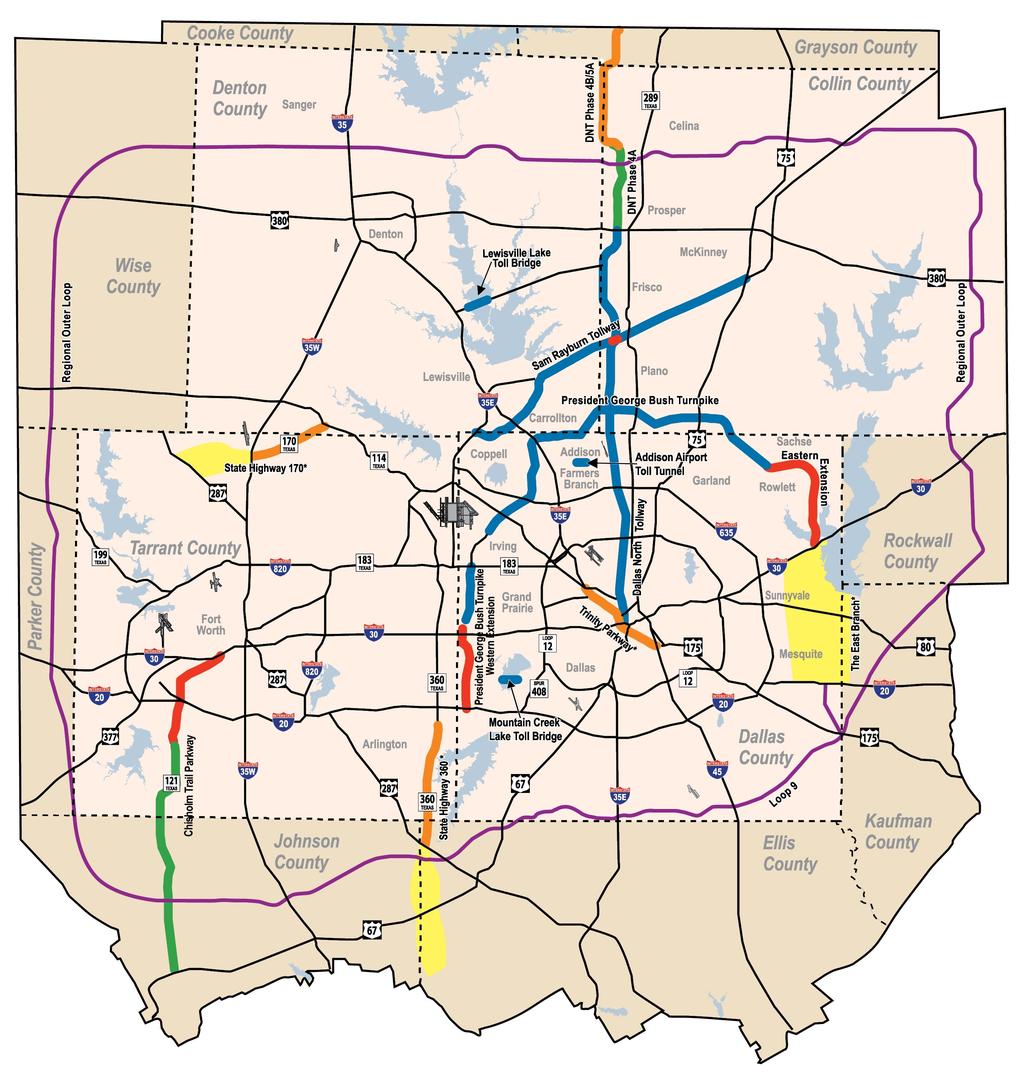 NTTA Facility Map of the North Texas Region DID YOU KNOW? The NTTA, in conjunction with the Texas Department of Transportation, will host a public meeting on Thursday, Nov.