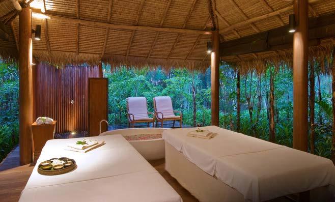 with sounds of the Andaman Sea and offering a wide range of treatments as well as a selection of little treats for