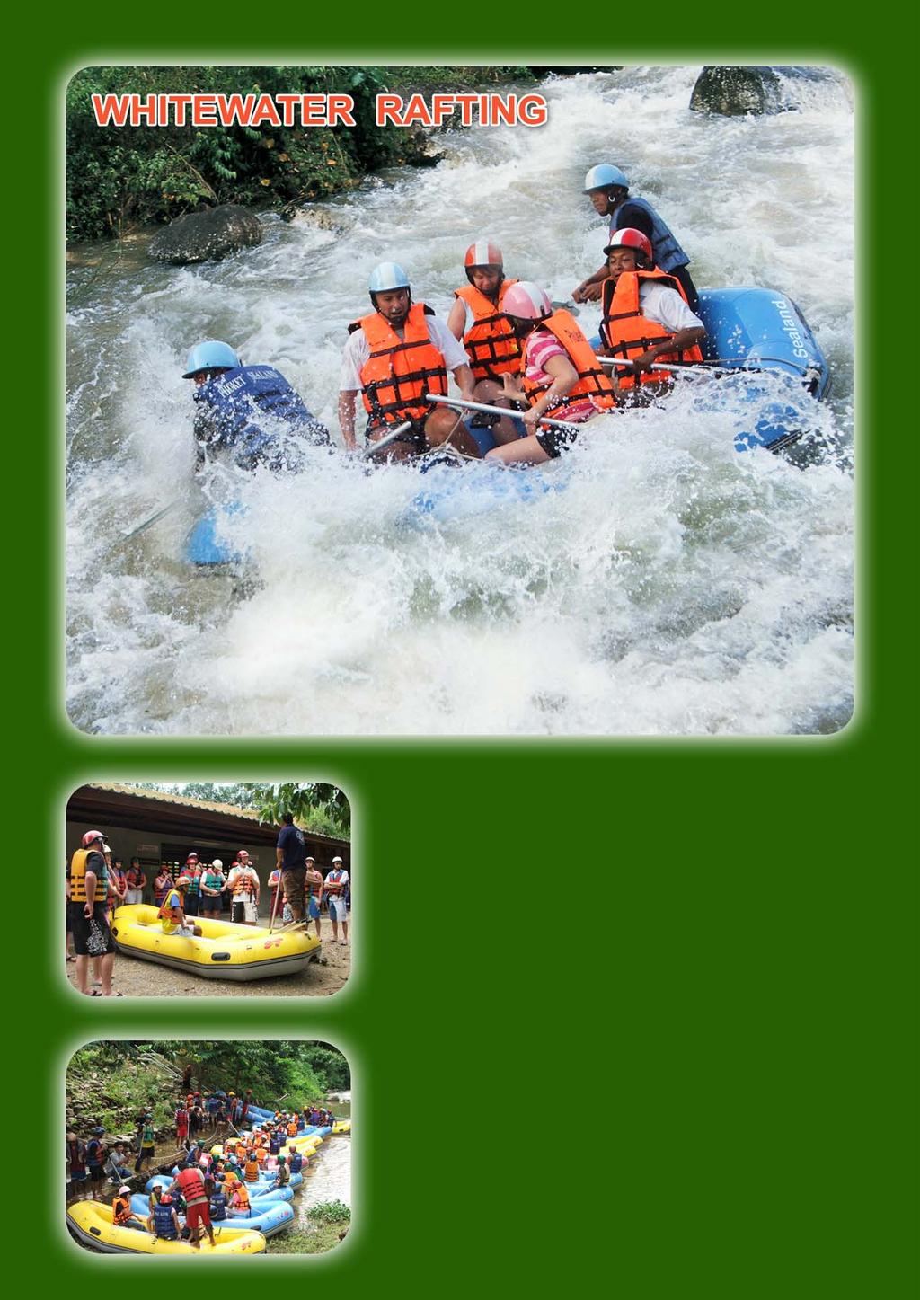 Whitewater Rafting Tour Code (SLC 01) The most favorite and well-known activity which we are the pioneer, offers the excitement on inflatable raft controlled by experienced paddle guide over 4