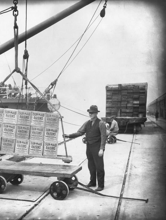 t Agriculture products from across the country made their way through the Port of Houston, including this shipment of Thompson Seedless Sun-Maid Raisins from California.
