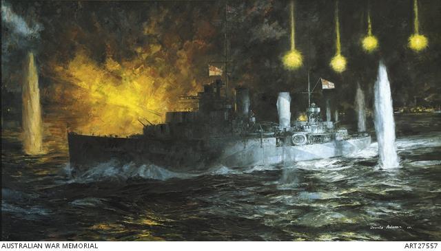 "No ship was more loved in the Royal Australian Navy, and no ship's company saw more of the horrors of war or endured them with such courage," Carlton writes in Cruiser.