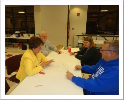 SOUP and BUNCO PARTY February 21 We had lots of good food and fun