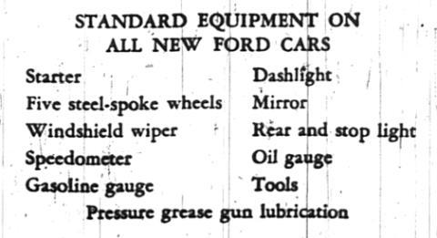 This practice seems to have ceased in the 20s but started up again after the Depression, so it was probably not used much to transport Model A Fords.