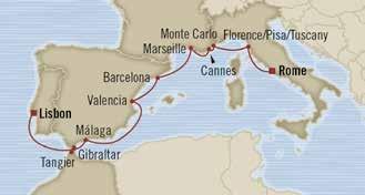 plus Free Air * tapestry of cultures lisbo to rome 10 days Sep 24, 2014 - Maria day port arrie depart Sep 24 isbo, Portugal mbark 1 pm 5 pm Sep 25 Gibraltar, UK Noo 11 pm Sep 26 Tagier, Morocco 8 am