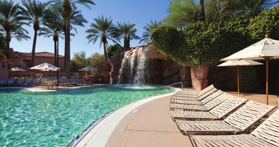 Oasis of Fun 4,500-square-foot swimming pool with waterfalls Private