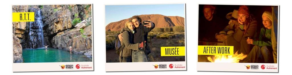 Digital banners were displayed on selected youth websites to inspire the target segment in choosing Darwin as their Australian working holiday gateway.