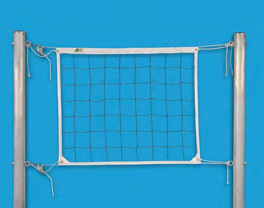 18 VOLLEYBALL POSTS Whether on the beach oron the court,our posts are ideal. BEST SELLER COMPETITION POSTS WITH FIXED EYES & ROPE CLAMPS Model #2216-00 $308.00 pr.