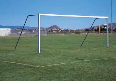 24 SOCCER GOALS 10 YEAR LIMITEDWARRANTY Model #2236-01 (Permanent) $2,022.00 Pair Nets sold separately on pg. 28.