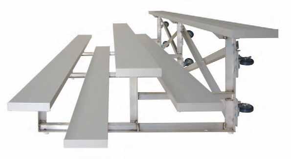 44 TIP & ROLL BLEACHERS/REPLACEMENT PLANKING Model #1173-12TR $1,299.00 Stand them up and roll them away!