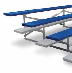 3 ROW & ROW DELUXE BLEACHERS 47 Deluxe Series Outdoor Bleachers Our Deluxe Series Bleachers are designed for dependability and trouble-free maintenance.