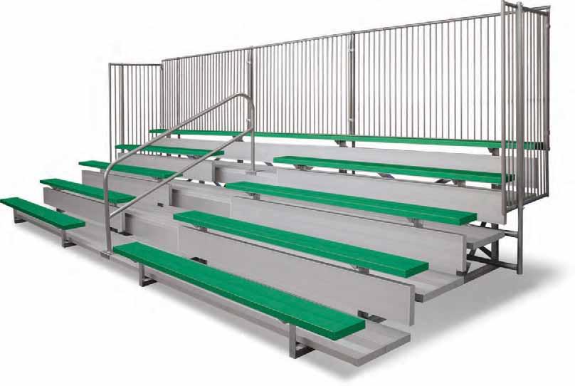 Deluxe Series Outdoor Bleachers Our Deluxe Series Bleachers are designed for dependability and trouble-free maintenance.